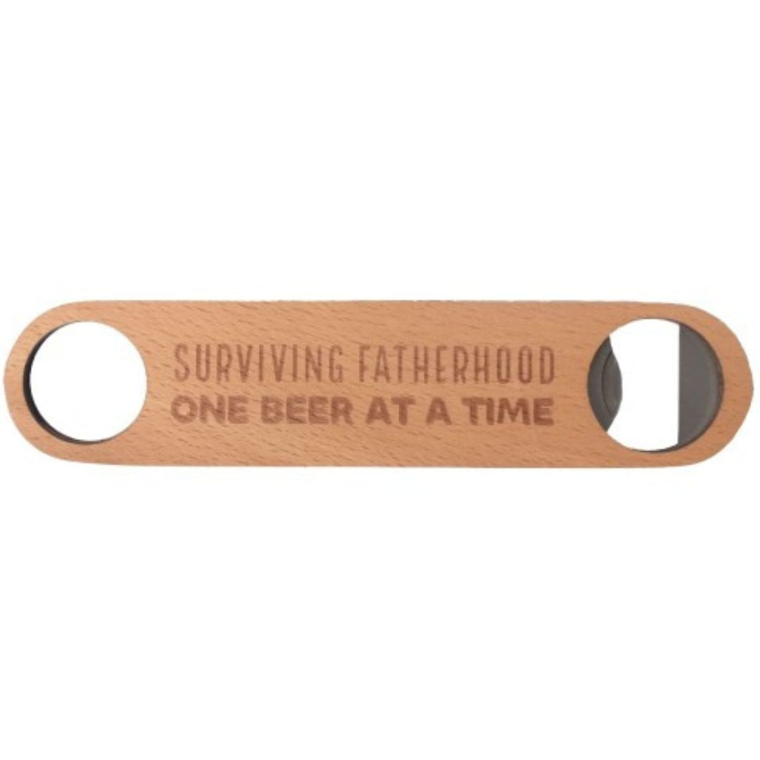 Splosh Wooden Bottle Opener Surviving Fatherhood