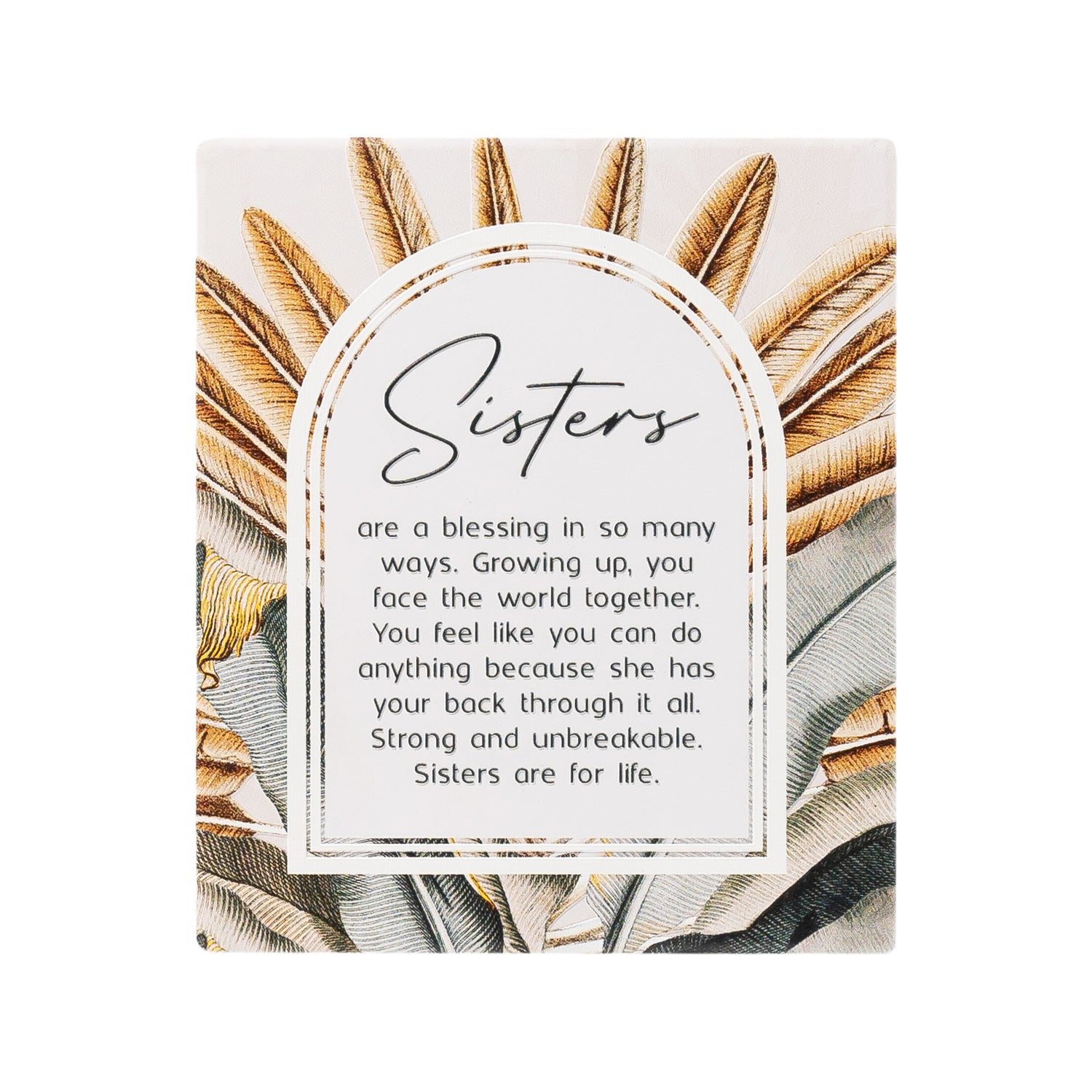 Splosh Ceramic Plaque Exotic - Sister Verse 14 x 12cm