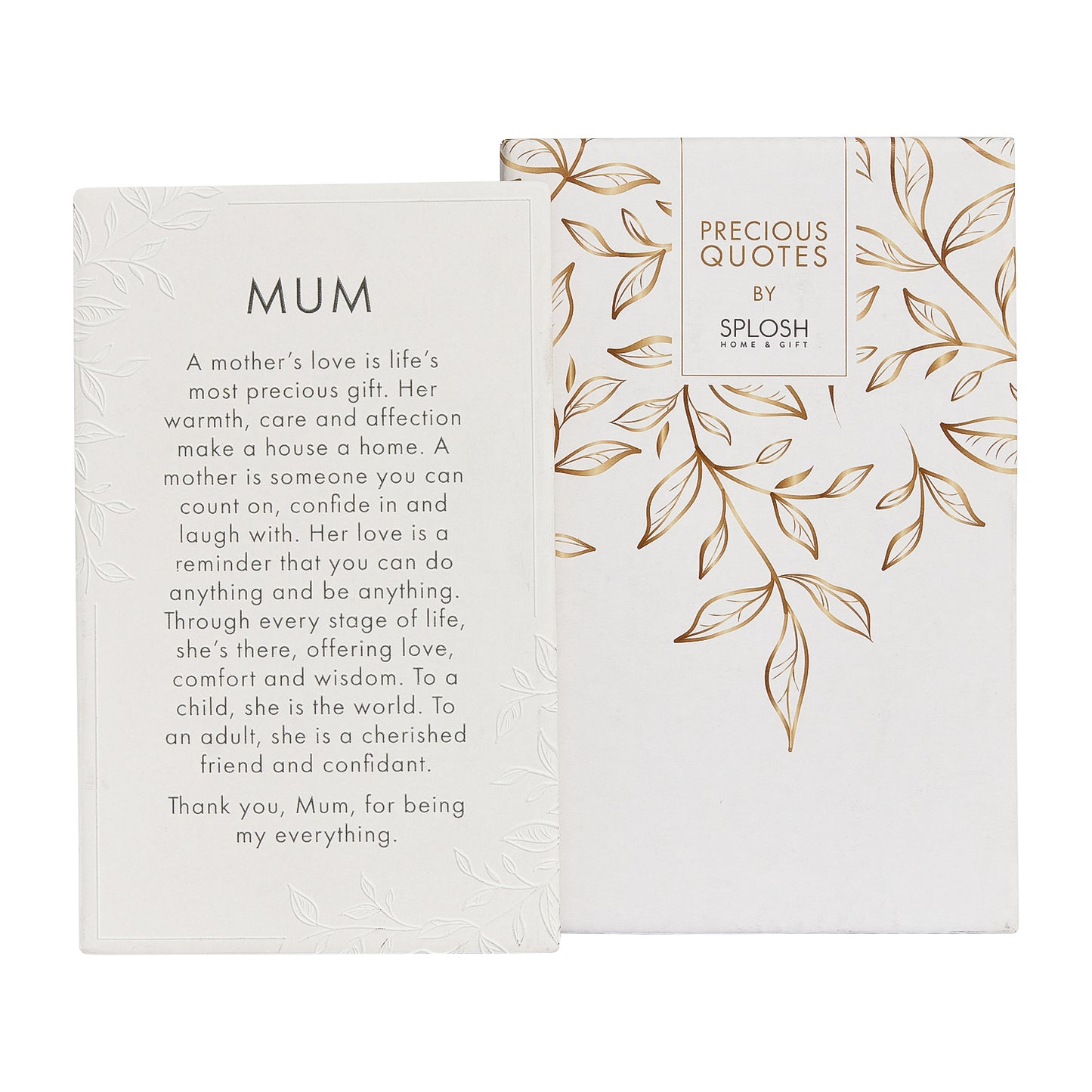 Splosh Ceramic Plaque Precious Quote - Mum 16 x 10cm