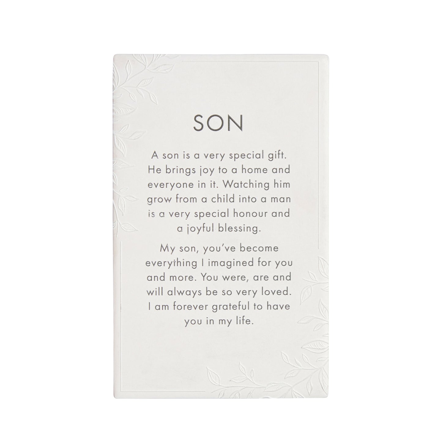 Splosh Ceramic Plaque Precious Quote - Son 16 x 10cm