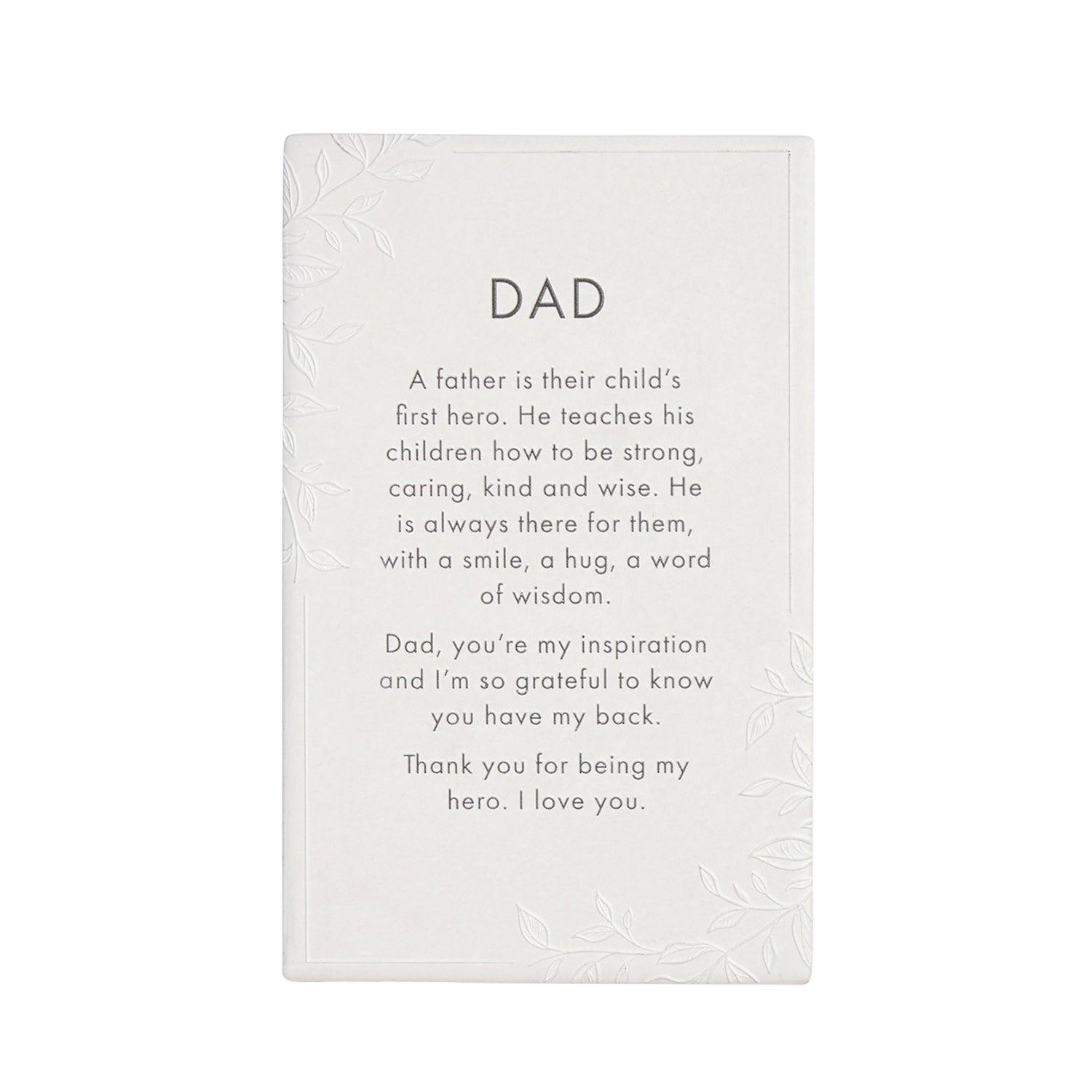 Splosh Ceramic Plaque Precious Quote - Dad 16 x 10cm