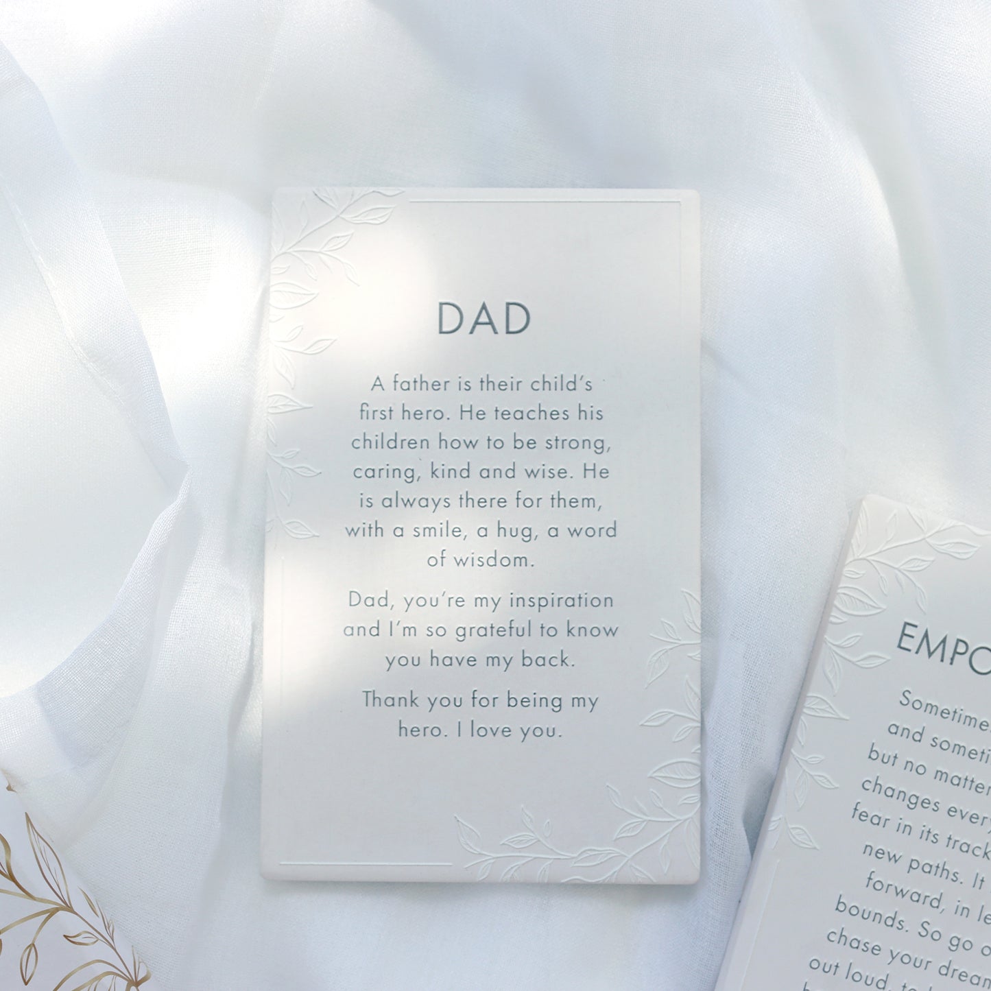 Splosh Ceramic Plaque Precious Quote - Dad 16 x 10cm