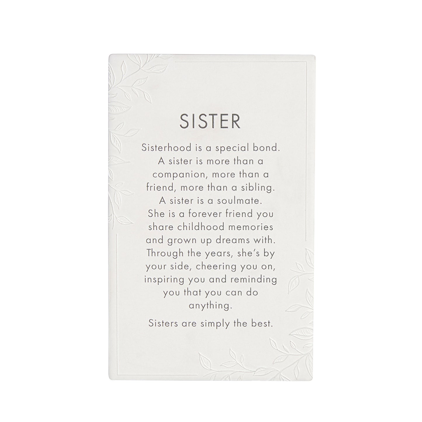 Splosh Ceramic Plaque Precious Quote 16 x 10cm - Sister