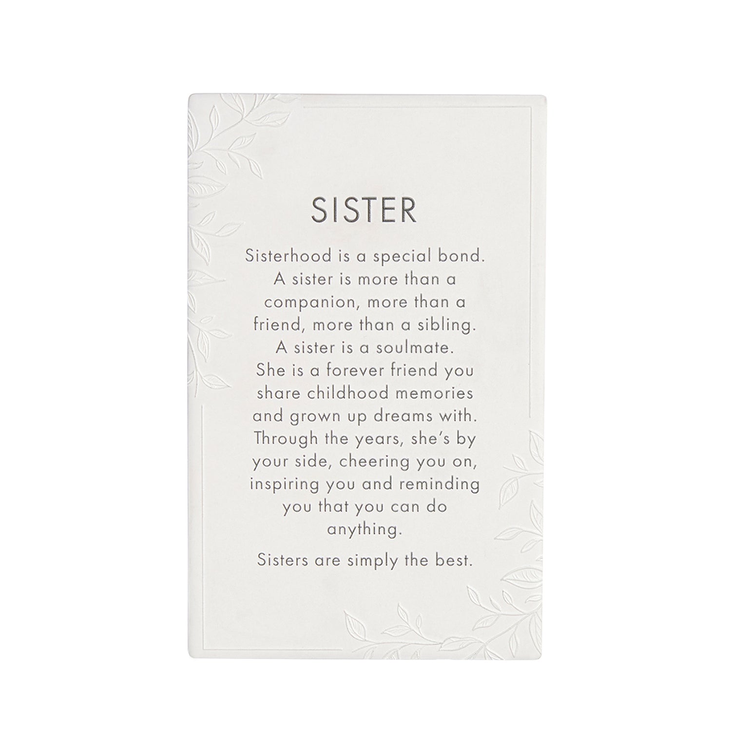 Splosh Ceramic Plaque Precious Quote 16 x 10cm - Sister