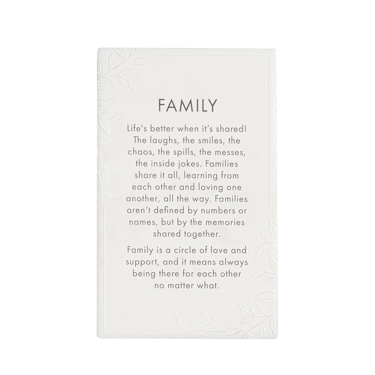 Splosh Ceramic Plaque Precious Quote 16 x 10cm - Family