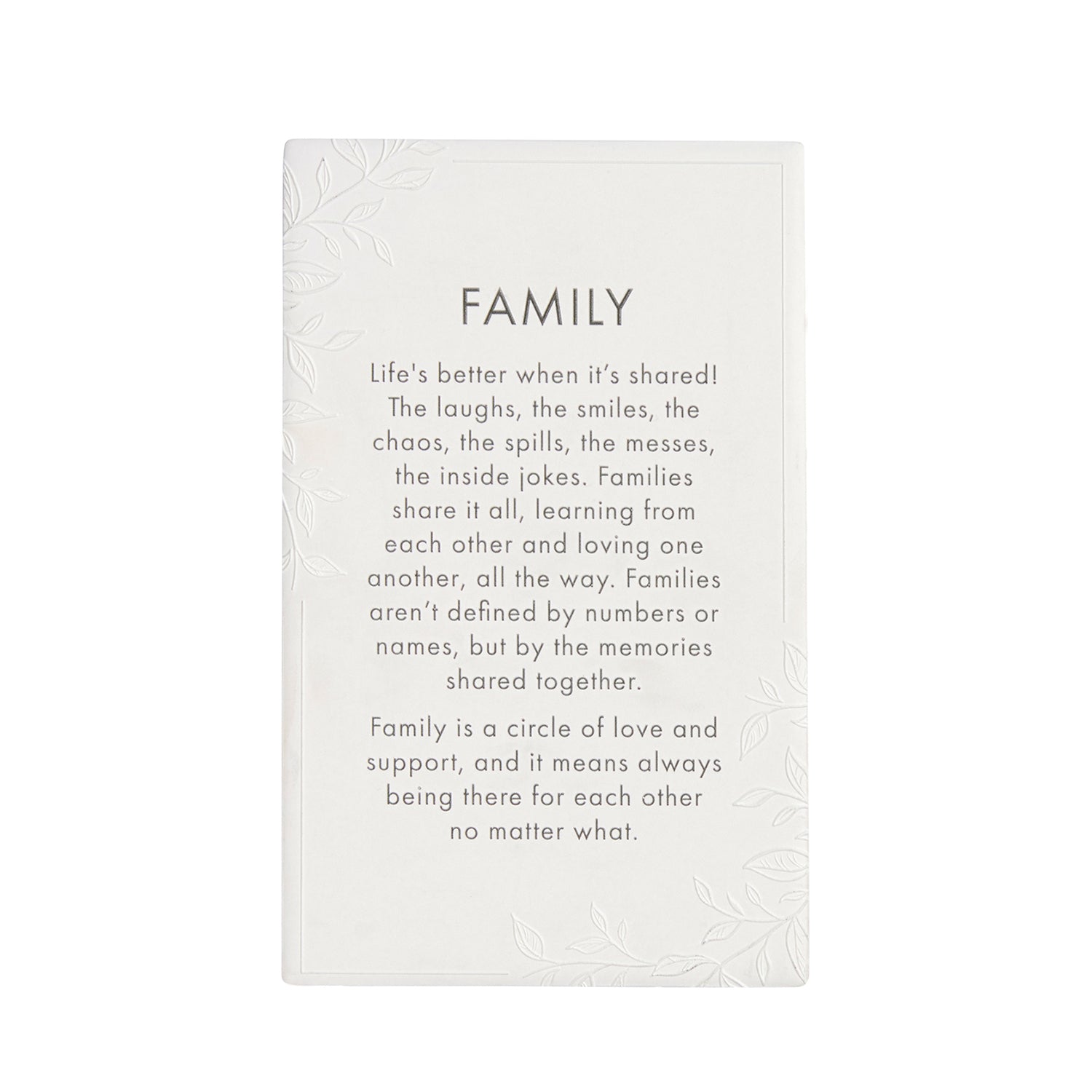 Splosh Ceramic Plaque Precious Quote 16 x 10cm - Family