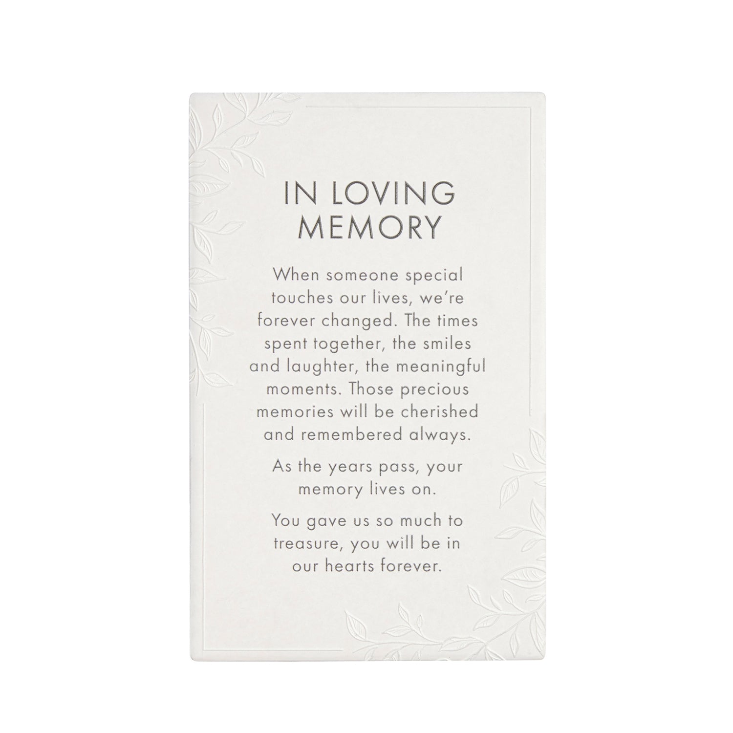 Splosh Ceramic Plaque Precious Quote 16 x 10cm - In Loving Memory
