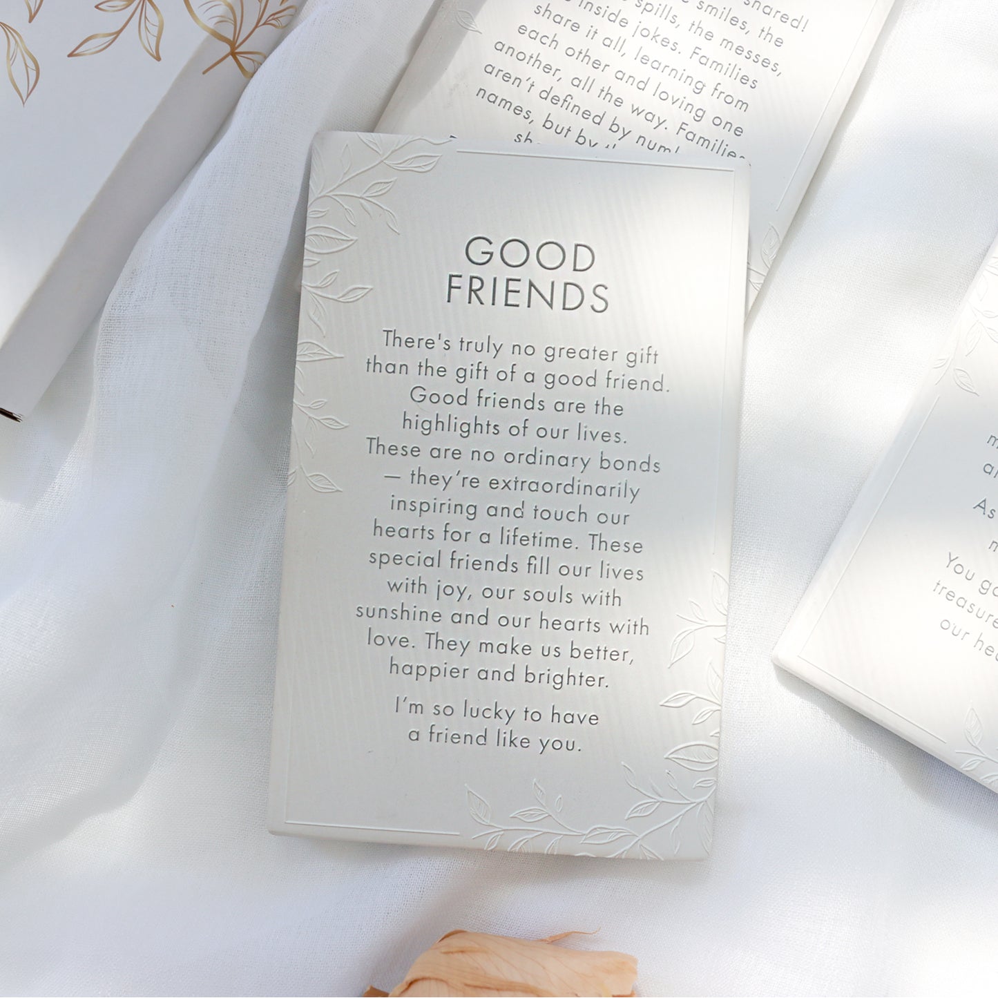 Splosh Ceramic Plaque Precious Quote - Good Friend 16 x 10cm