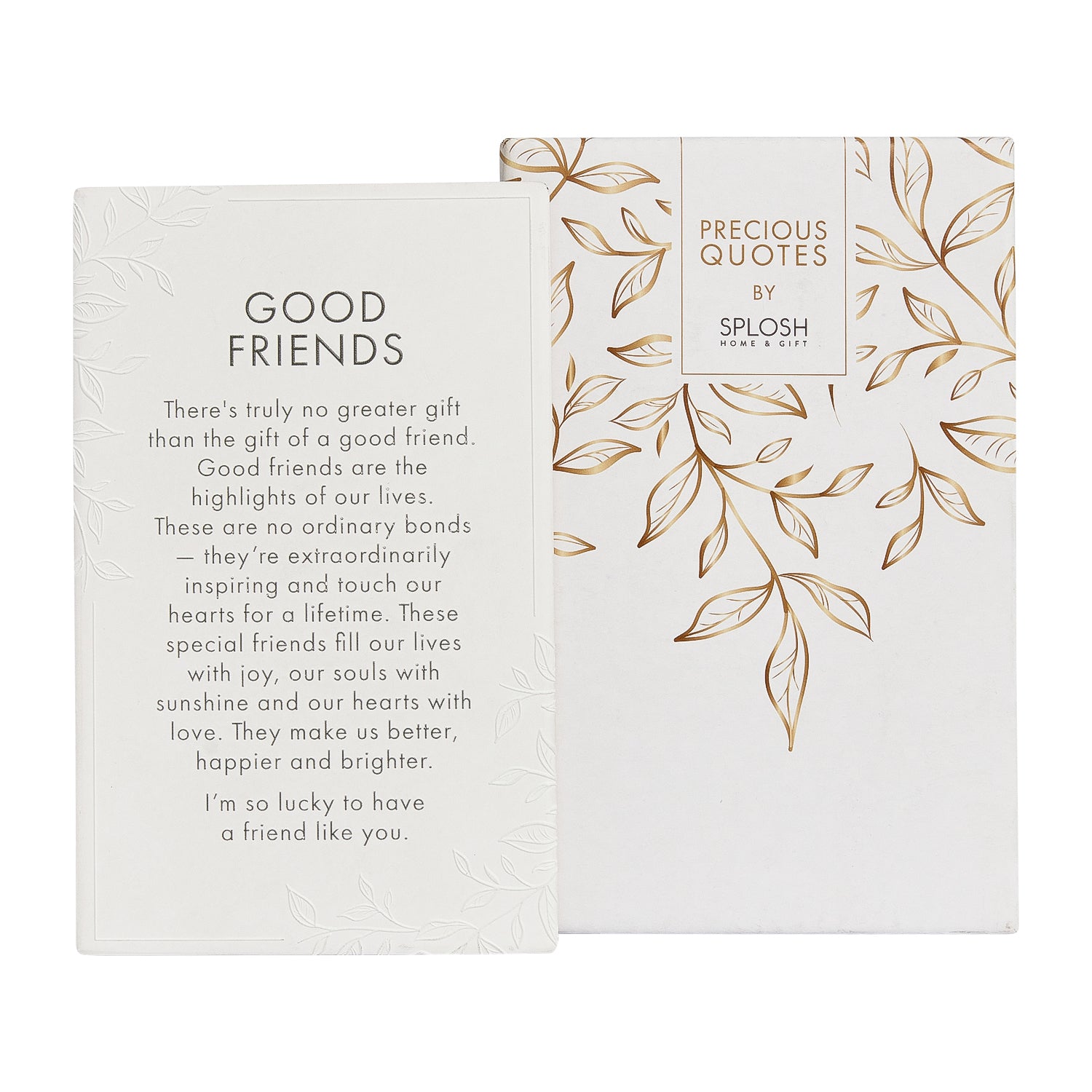 Splosh Ceramic Plaque Precious Quote - Good Friend 16 x 10cm