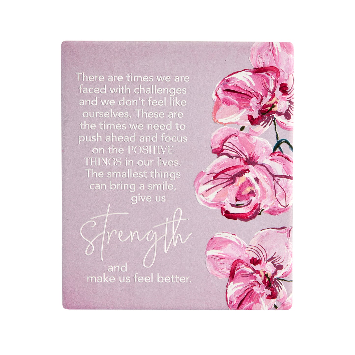 Splosh Ceramic Plaque Talulah 14 x 12cm - Strength Verse