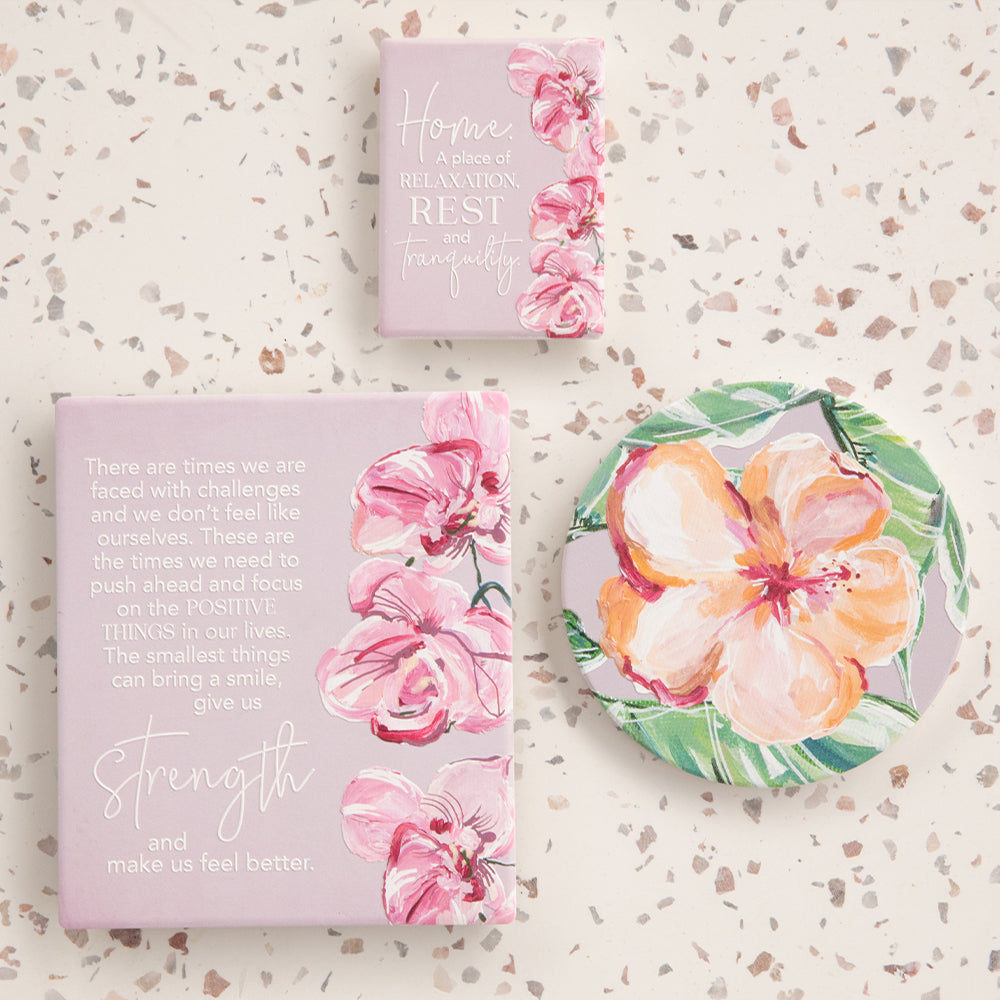 Splosh Ceramic Plaque Talulah 14 x 12cm - Strength Verse