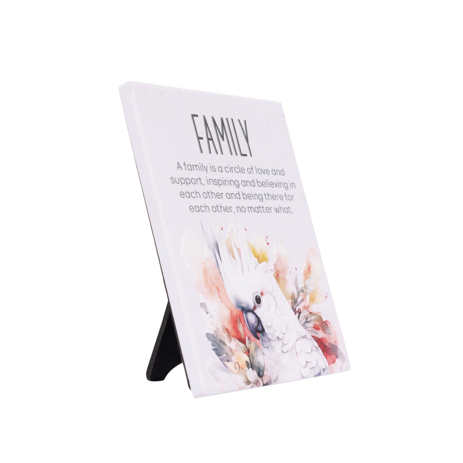Splosh Ceramic Plaque Native Blooms 14 x 12cm - Family Verse