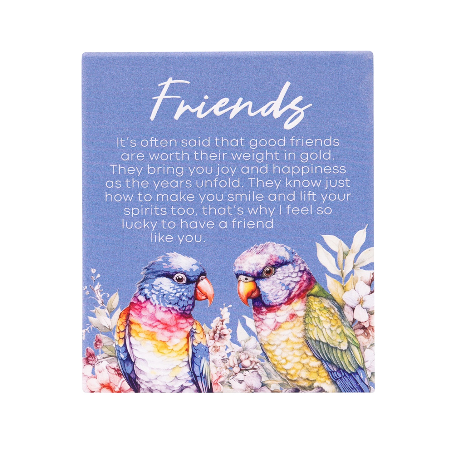 Splosh Ceramic Plaque Native Blooms 14 x 12cm - Friends Verse