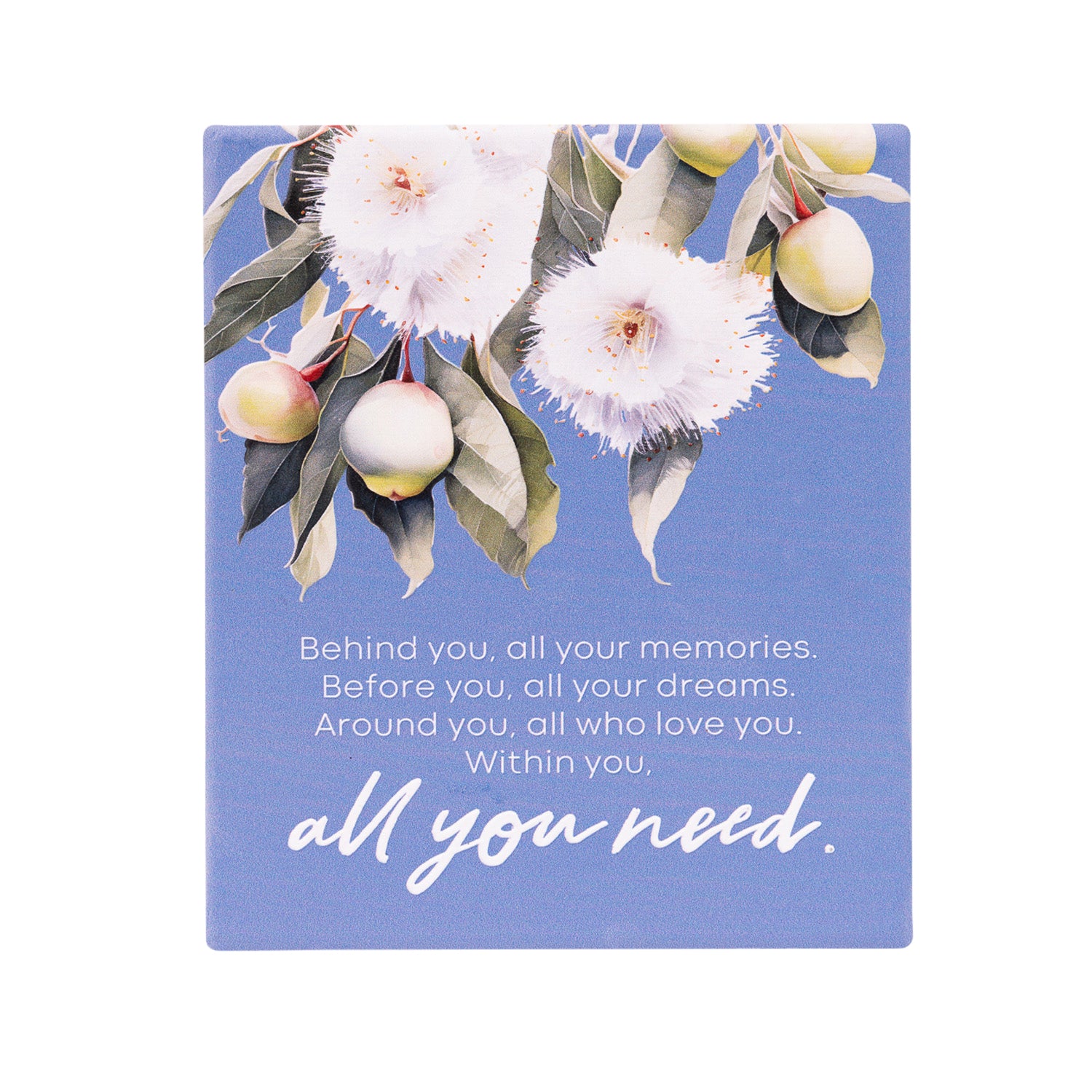 Splosh Ceramic Plaque Native Blooms 14 x 12cm - All You Need Verse