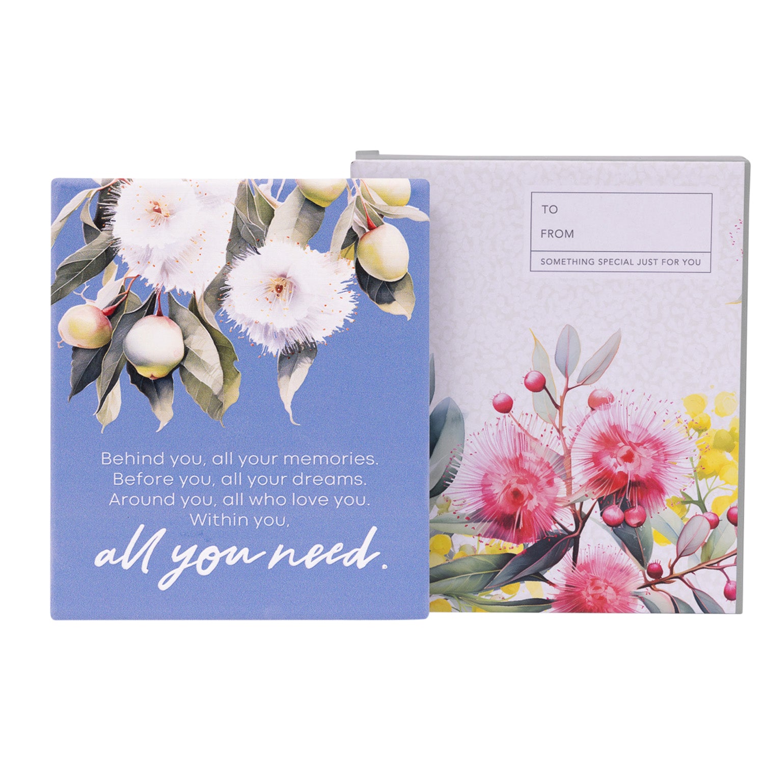 Splosh Ceramic Plaque Native Blooms 14 x 12cm - All You Need Verse