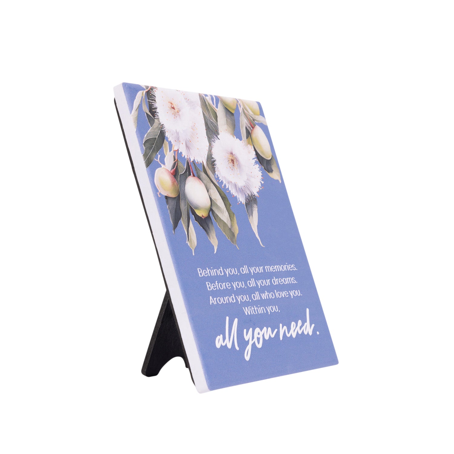 Splosh Ceramic Plaque Native Blooms 14 x 12cm - All You Need Verse
