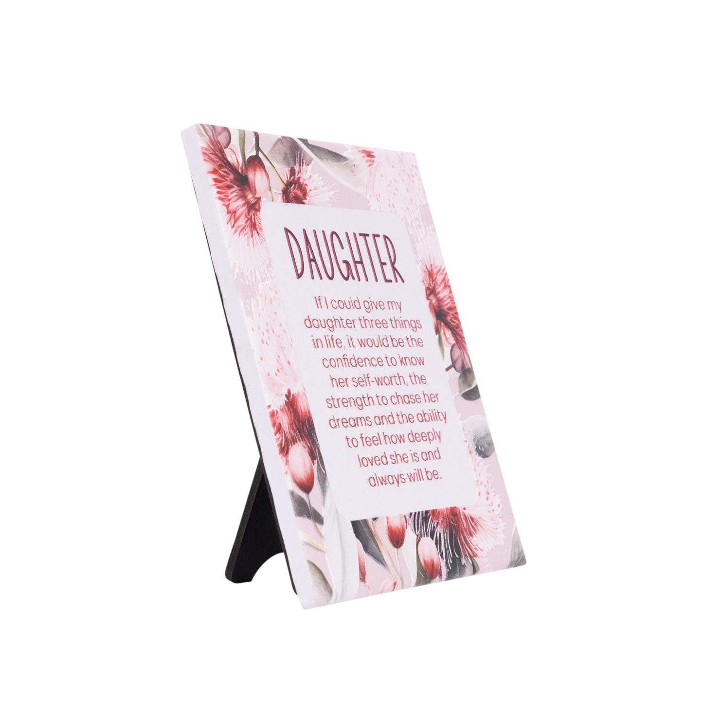 Splosh Ceramic Plaque Native Blooms 14 x 12cm - Daughter Verse