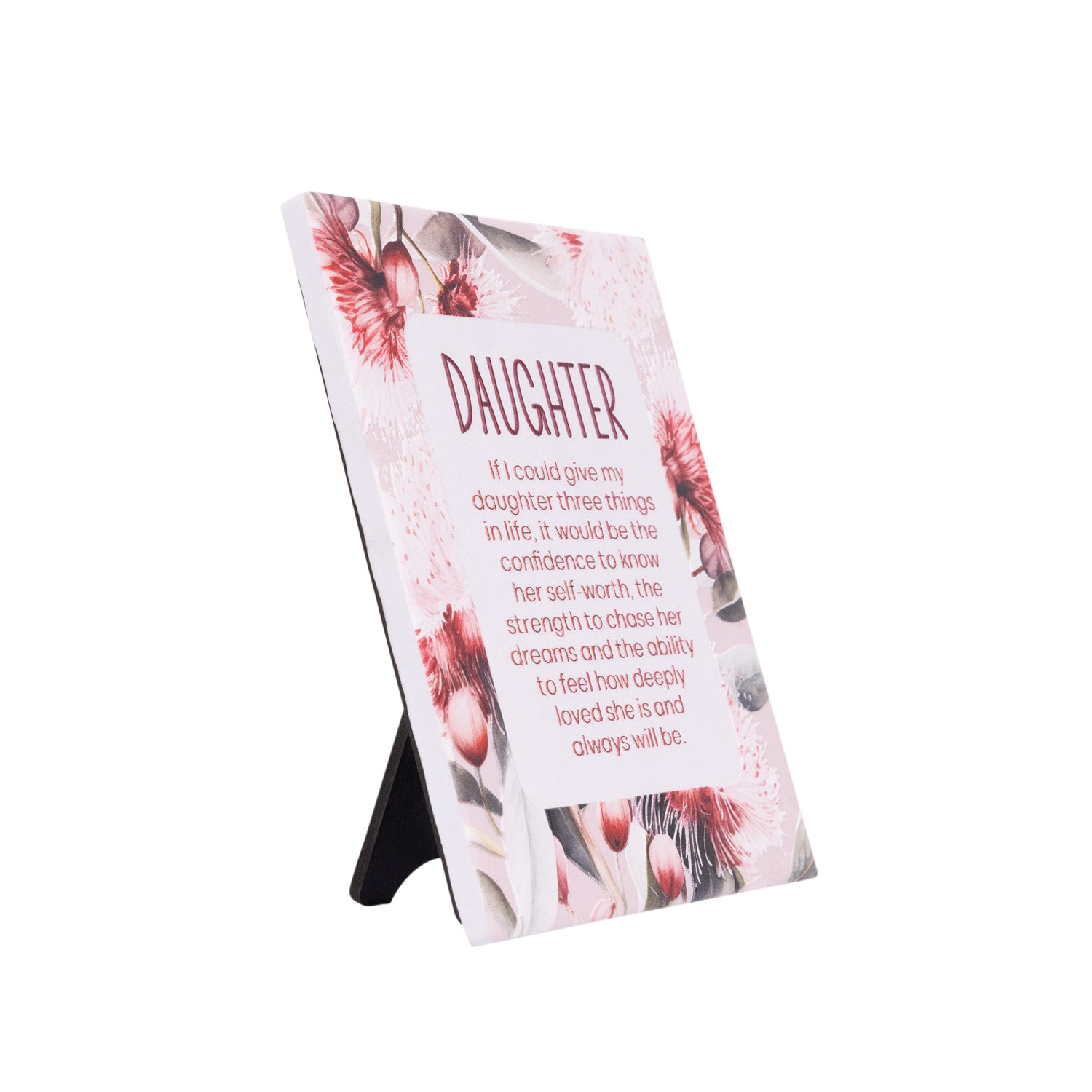 Splosh Ceramic Plaque Native Blooms 14 x 12cm - Daughter Verse