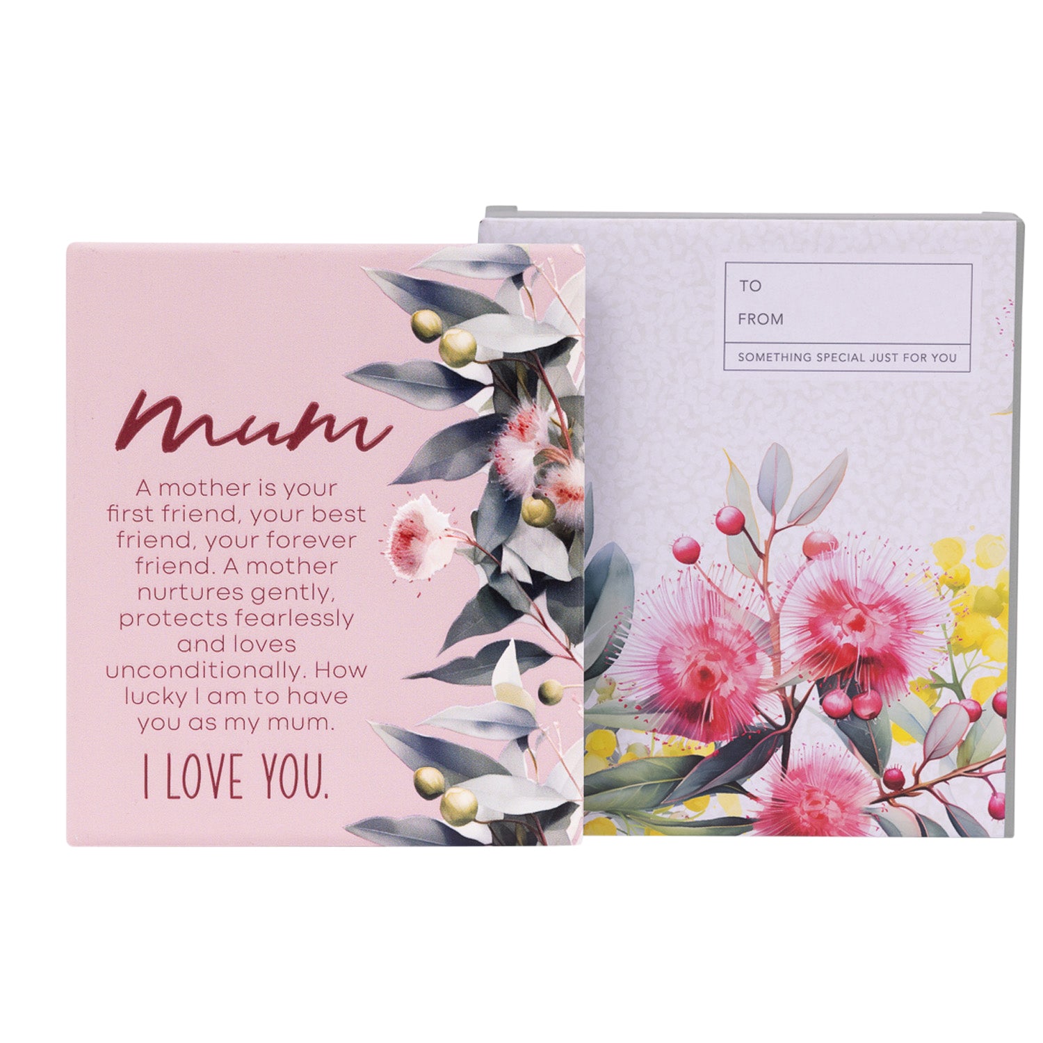 Splosh Ceramic Plaque Native Blooms 14 x 12cm - Mum Verse