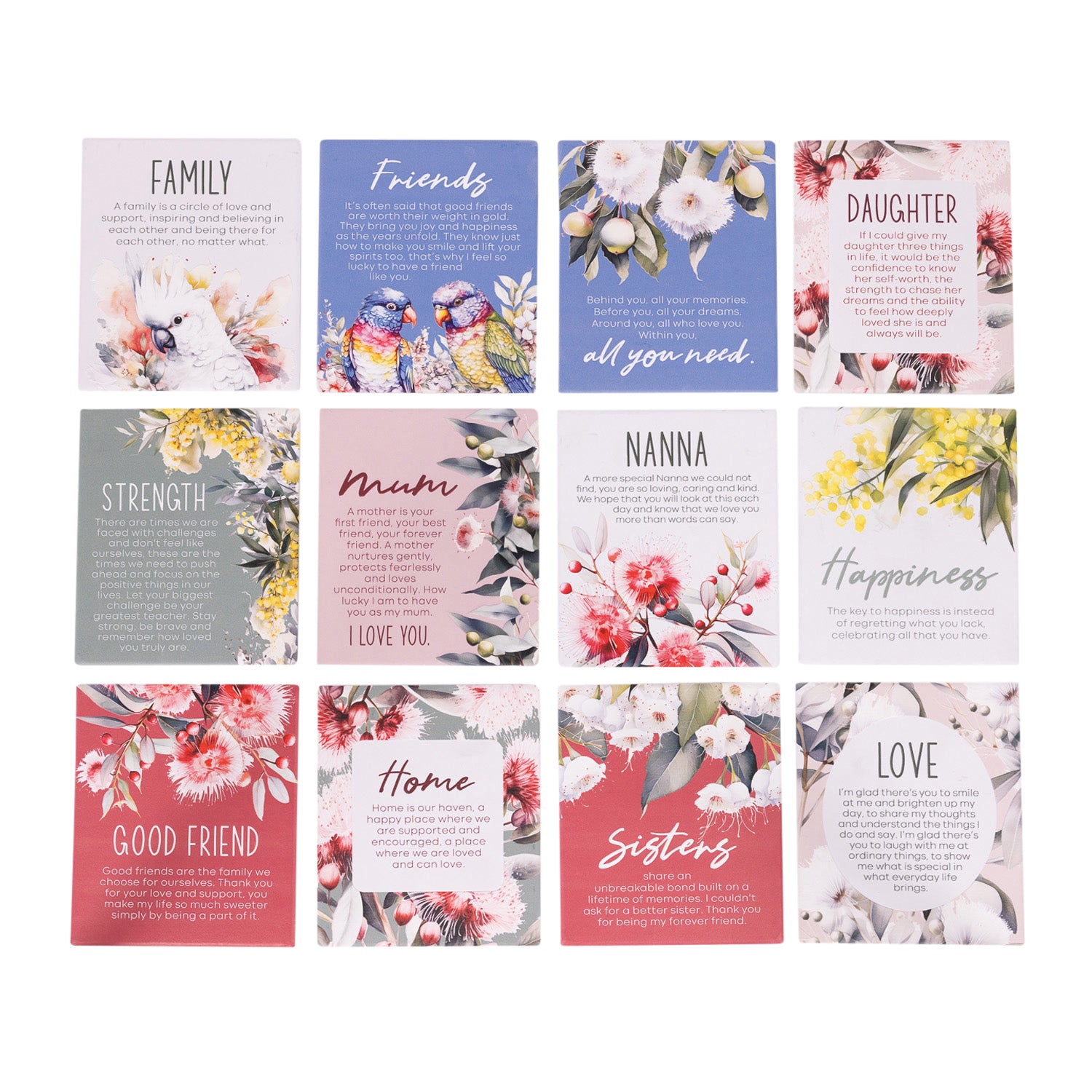 Splosh Ceramic Plaque Native Blooms 14 x 12cm - Mum Verse