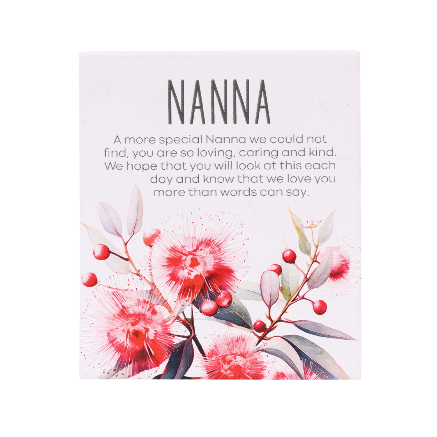 Splosh Ceramic Plaque Native Blooms 14 x 12cm - Nanna Verse