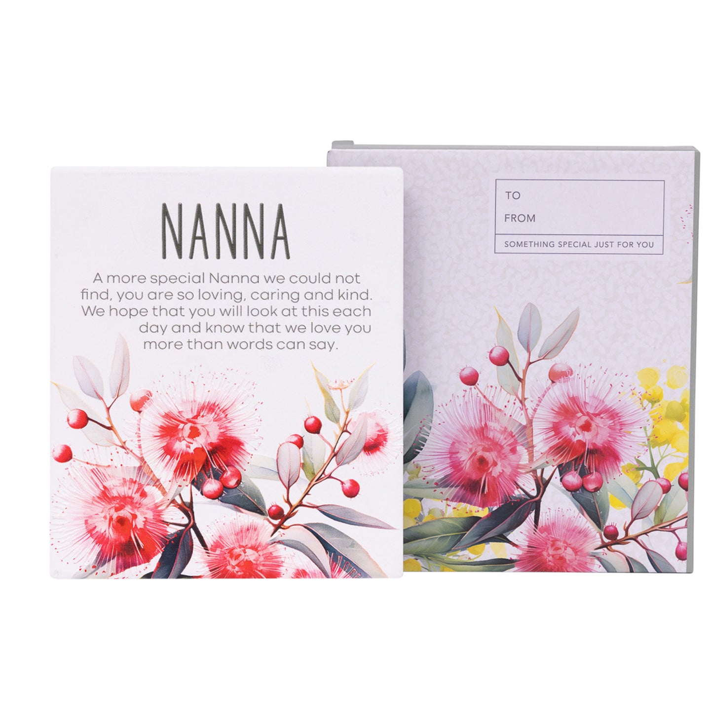 Splosh Ceramic Plaque Native Blooms 14 x 12cm - Nanna Verse