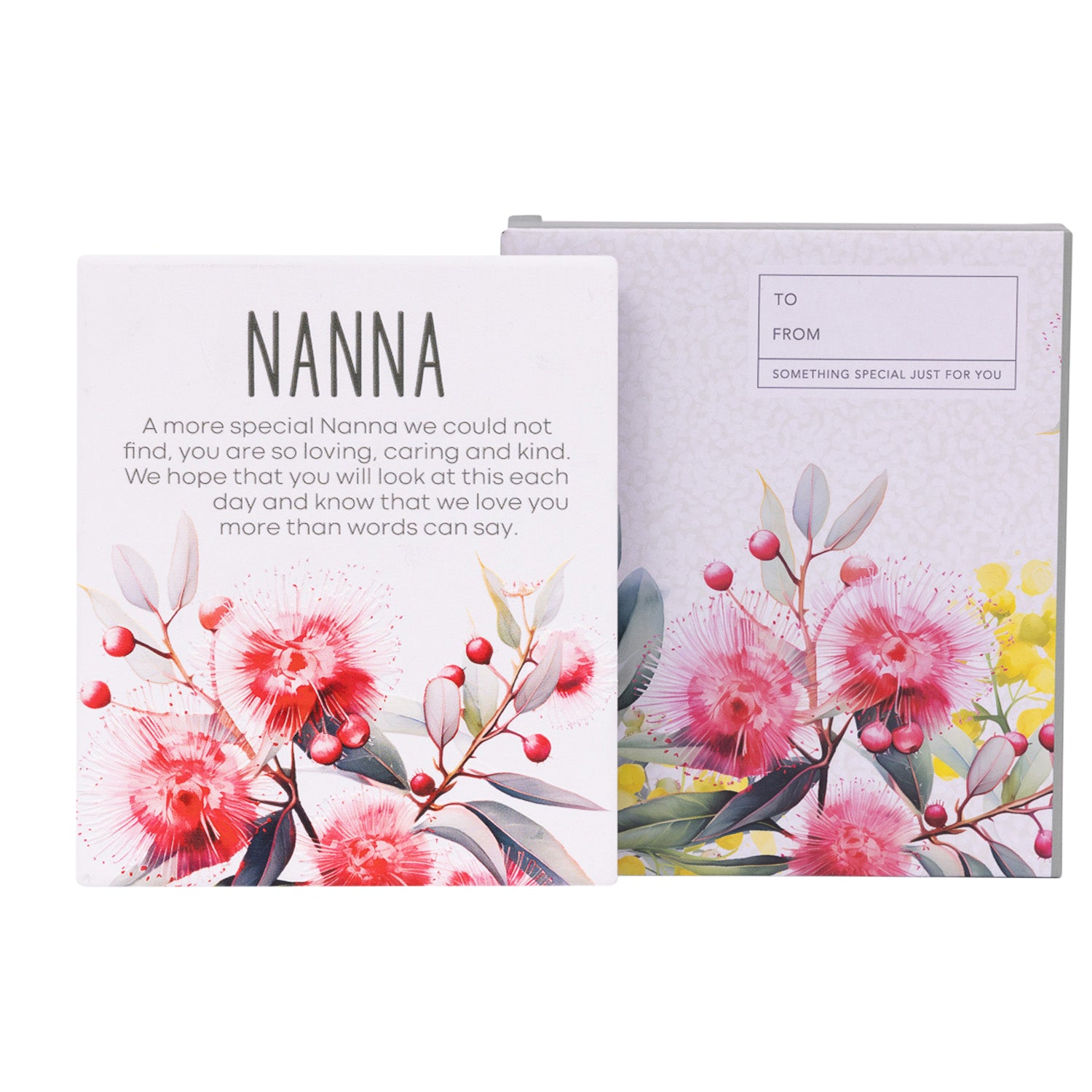 Splosh Ceramic Plaque Native Blooms 14 x 12cm - Nanna Verse