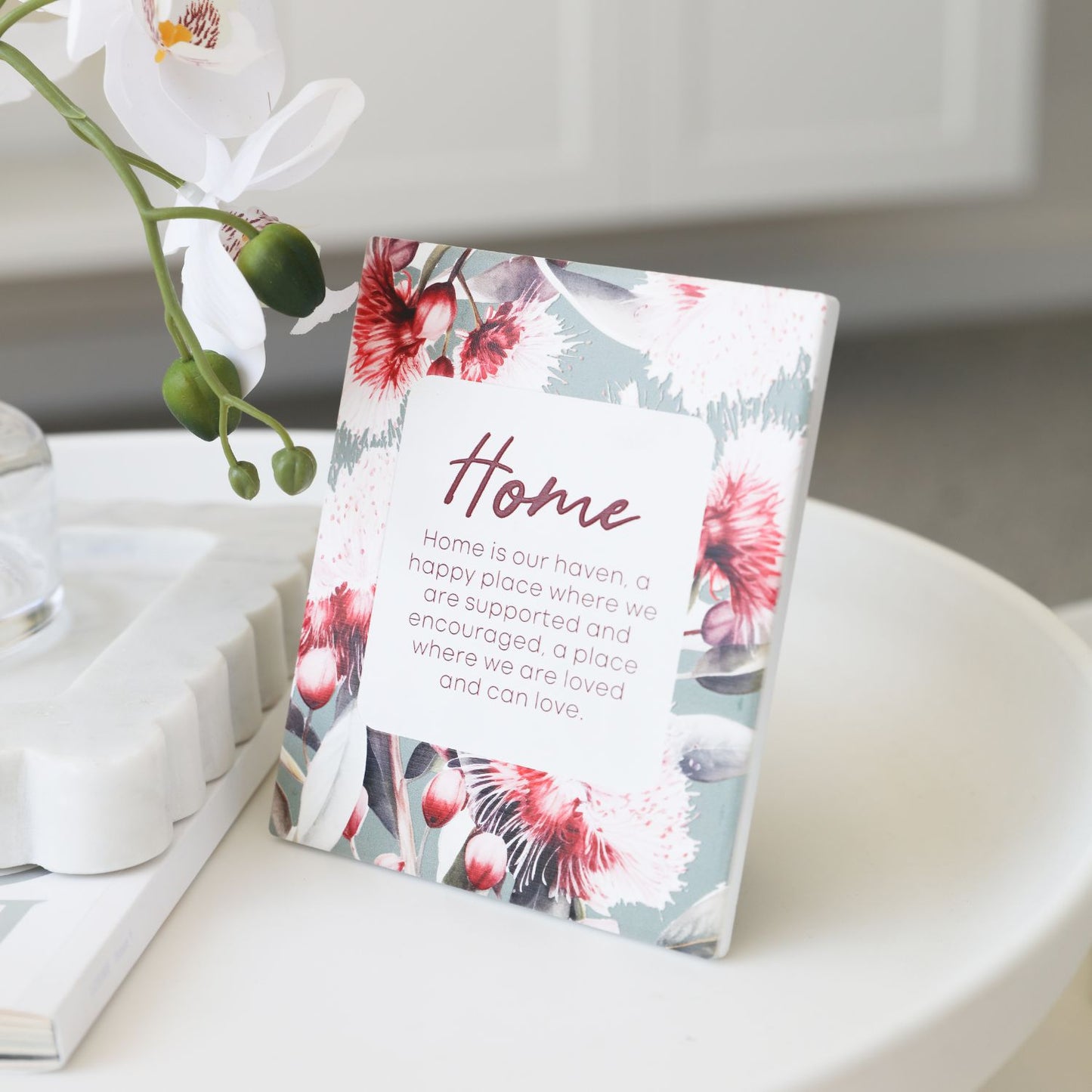 Splosh Ceramic Plaque Native Blooms 14 x 12cm - Home Verse