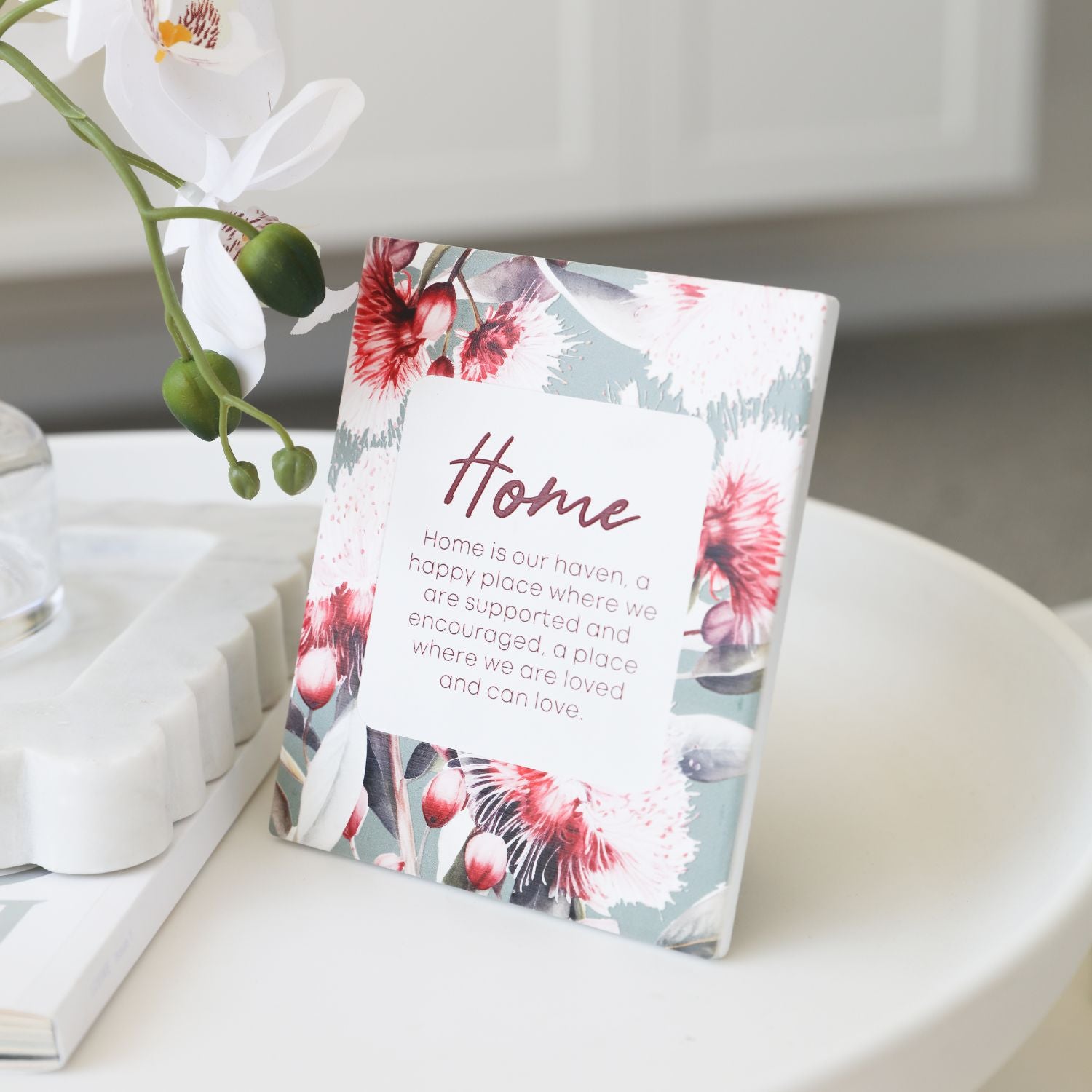 Splosh Ceramic Plaque Native Blooms 14 x 12cm - Home Verse