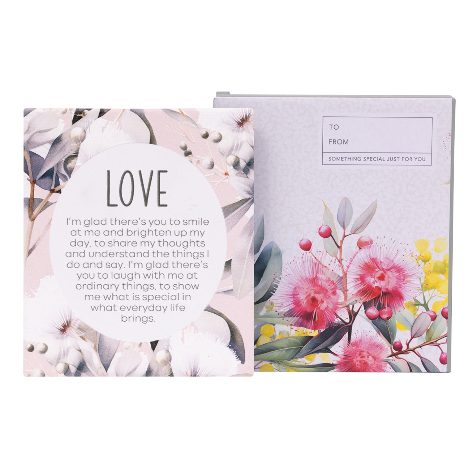 Splosh Ceramic Plaque Native Blooms 14 x 12cm - Love Verse