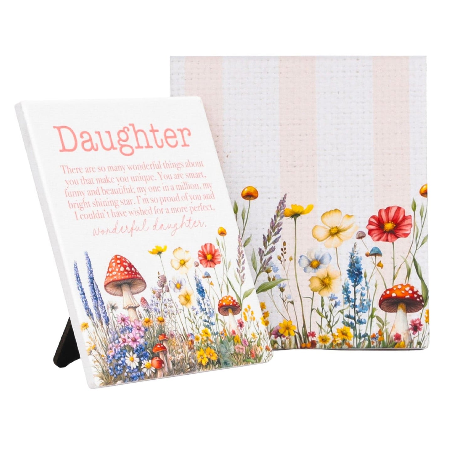 Splosh Ceramic Plaque - Cottage Grove 14 x 12cm - Daughter Verse