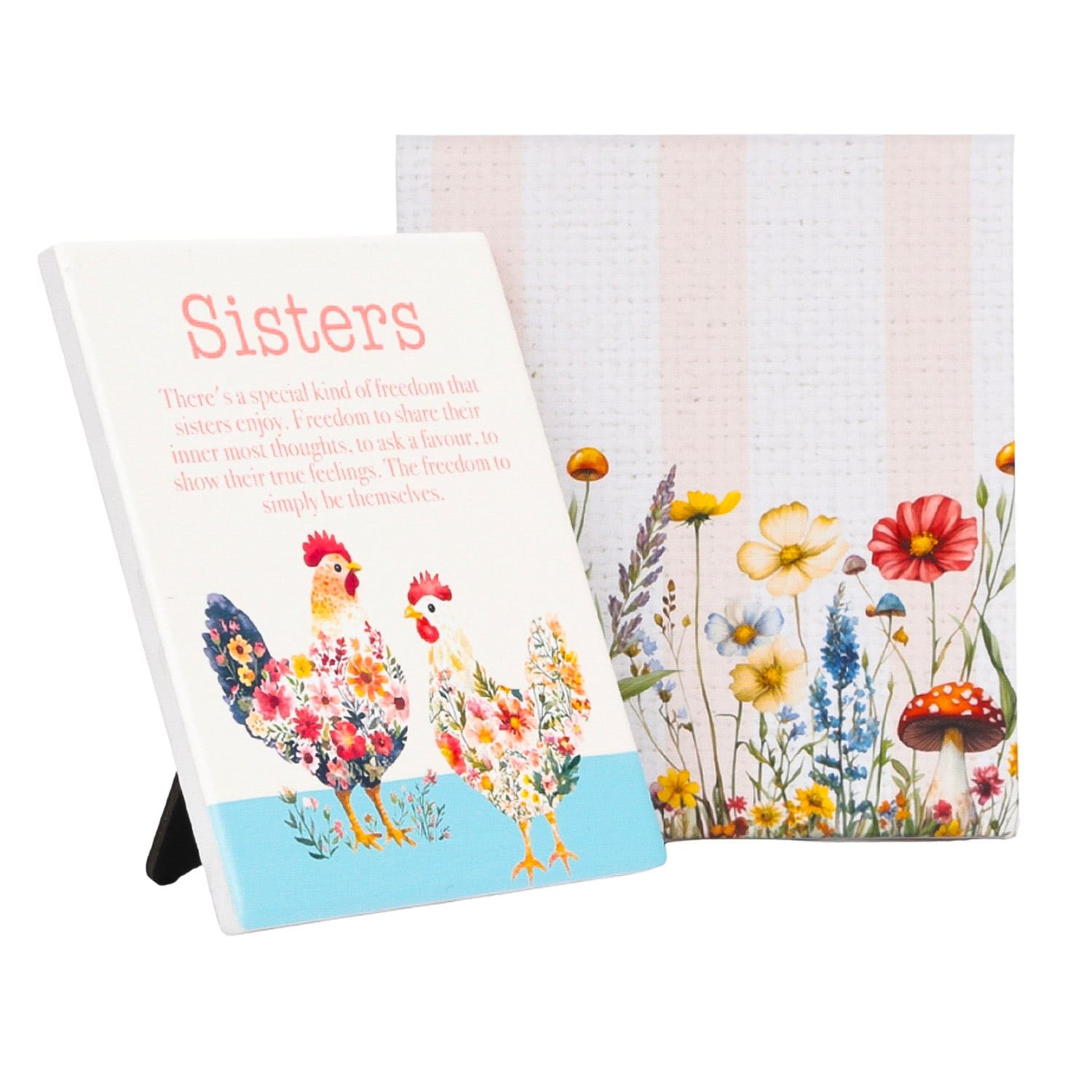 Splosh Ceramic Plaque - Cottage Grove 14 x 12cm - Sisters Verse