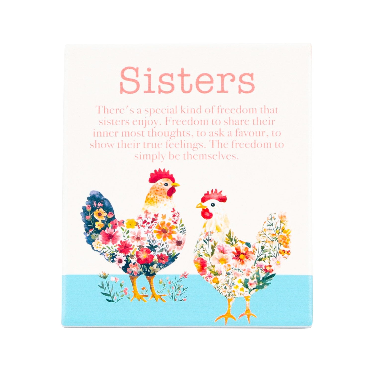 Splosh Ceramic Plaque - Cottage Grove 14 x 12cm - Sisters Verse