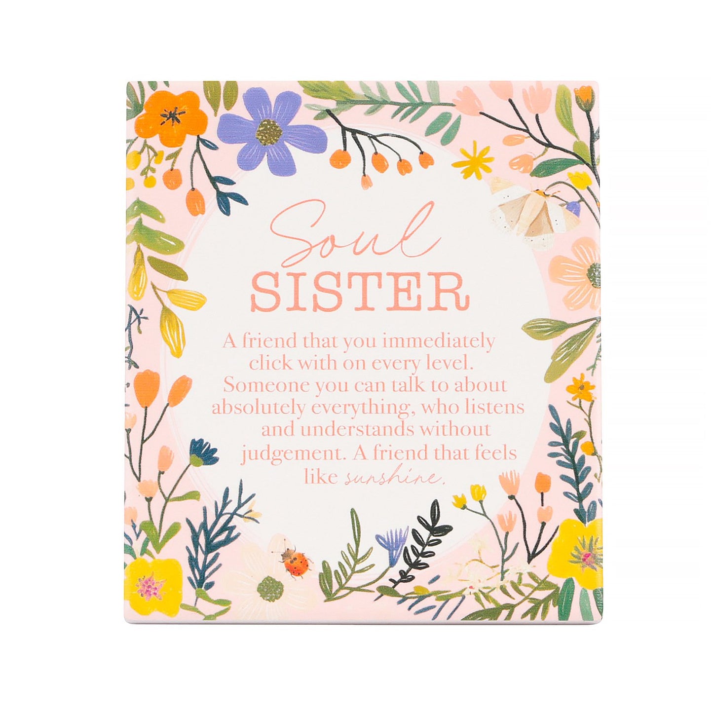 Splosh Ceramic Plaque - Cottage Grove 14 x 12cm - Soul Sisters Verse