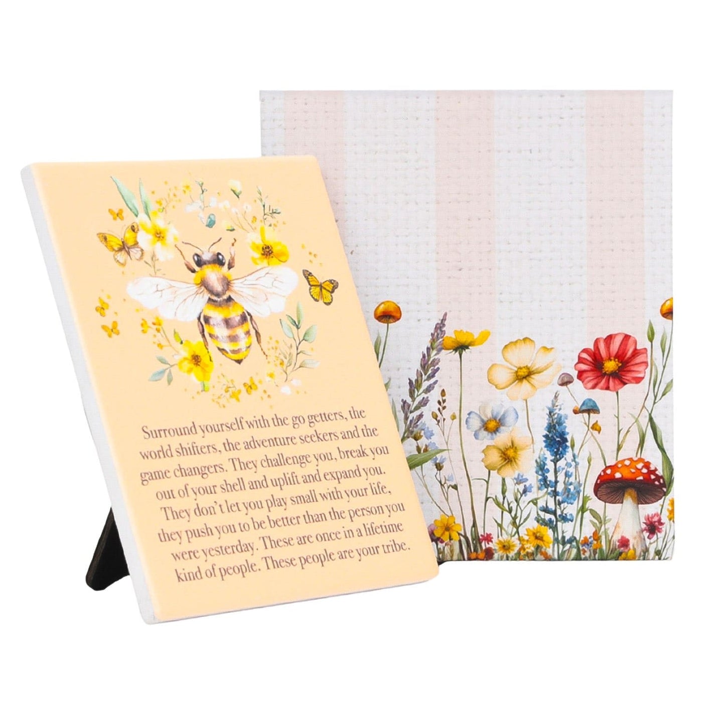 Splosh Ceramic Plaque - Cottage Grove 14 x 12cm - Tribe Verse