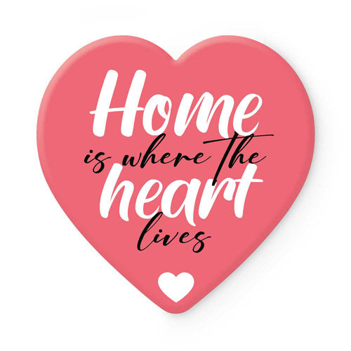 Heart-Shape Ceramic Coaster 11.5 x 11.5cm - Home