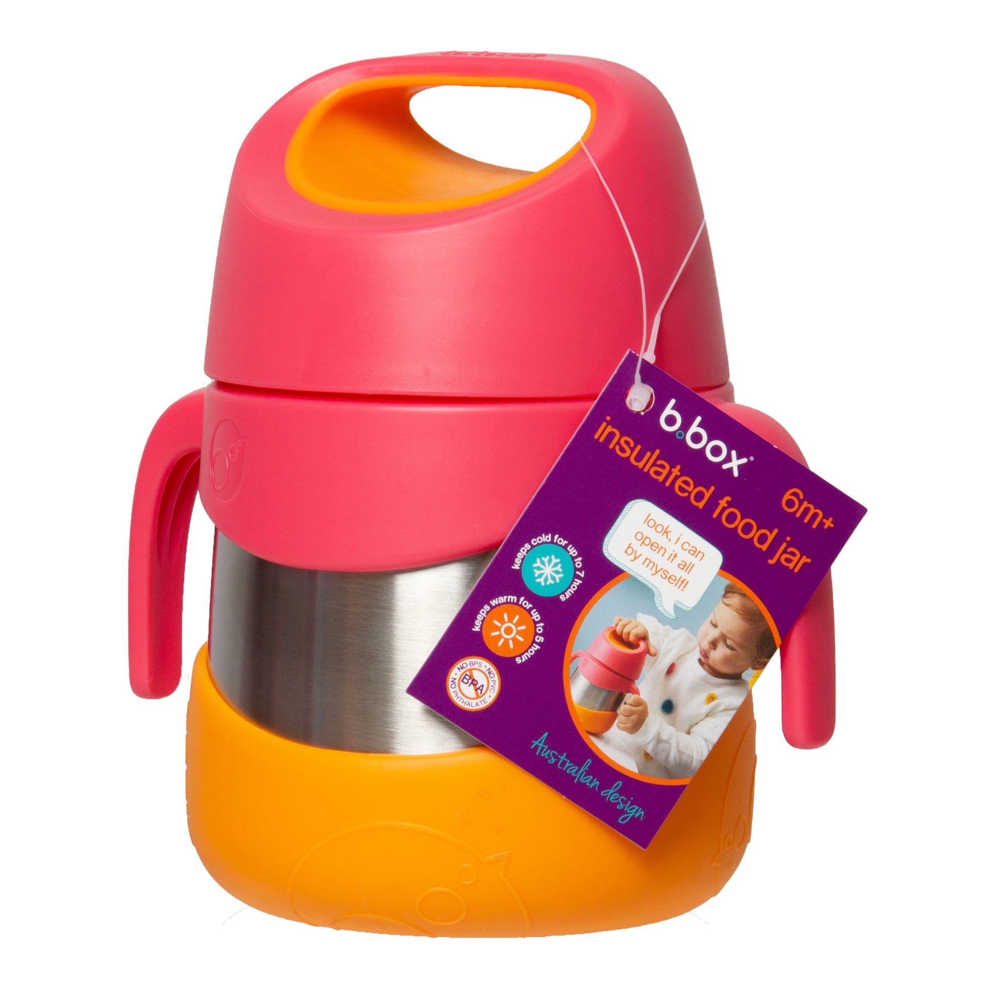 B.Box Insulated Food Jar - Strawberry Shake