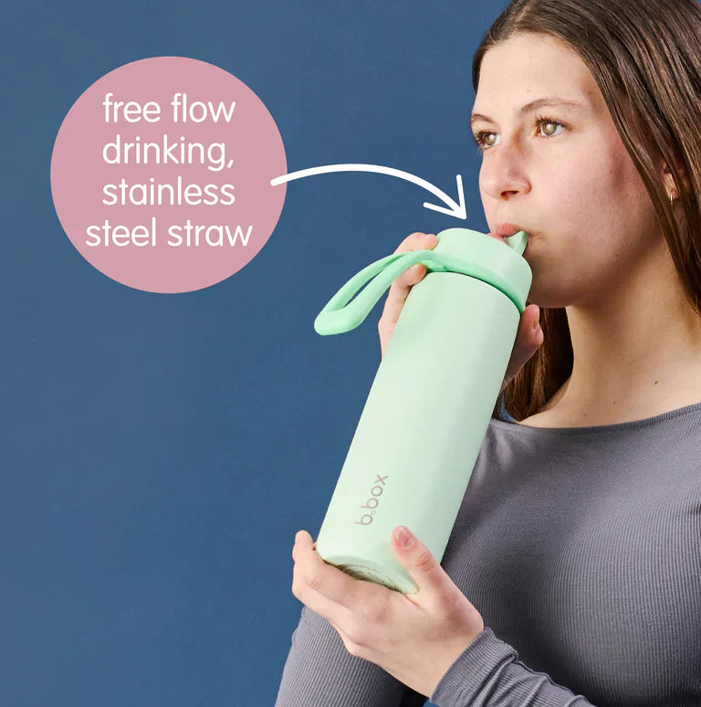 B.Box Insulated Flip Top Bottle 690ml - Spearmint