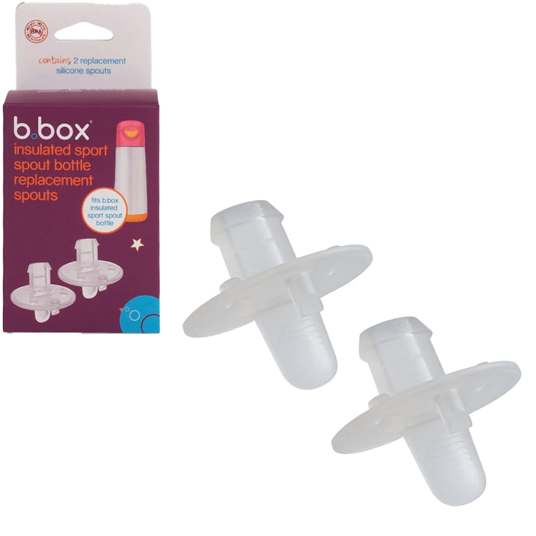 B.Box Insulated Sport Spout Bottle Replacement Spouts A Set Of 2pcs