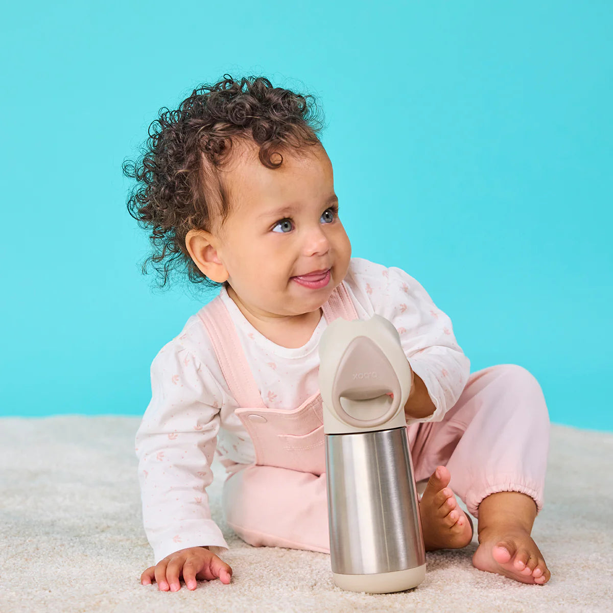 B.Box Insulated Drink Bottle 350ml - Latte