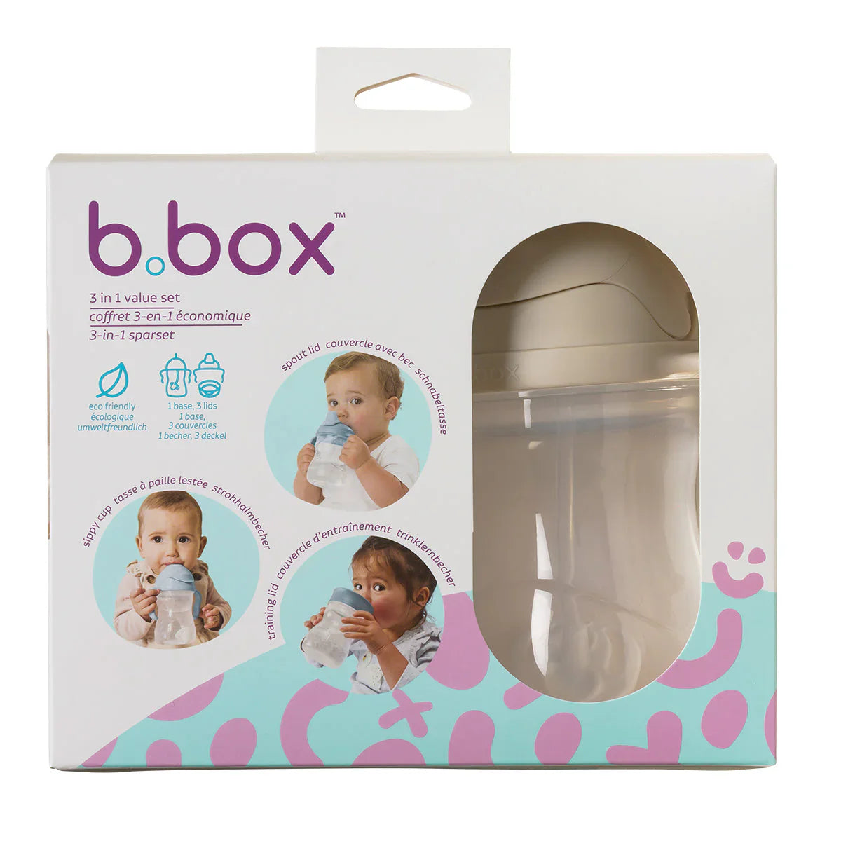 B.Box 3 In 1 Value Set - Latte