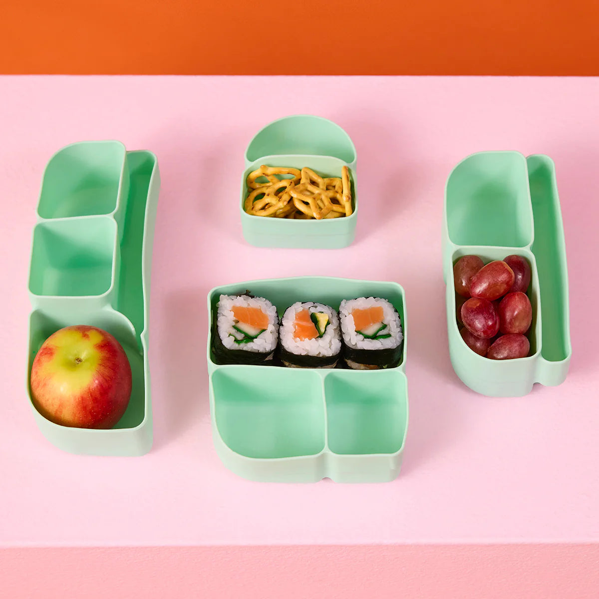 B.Box Silicone Bento Buddy - Snackbox - Forest