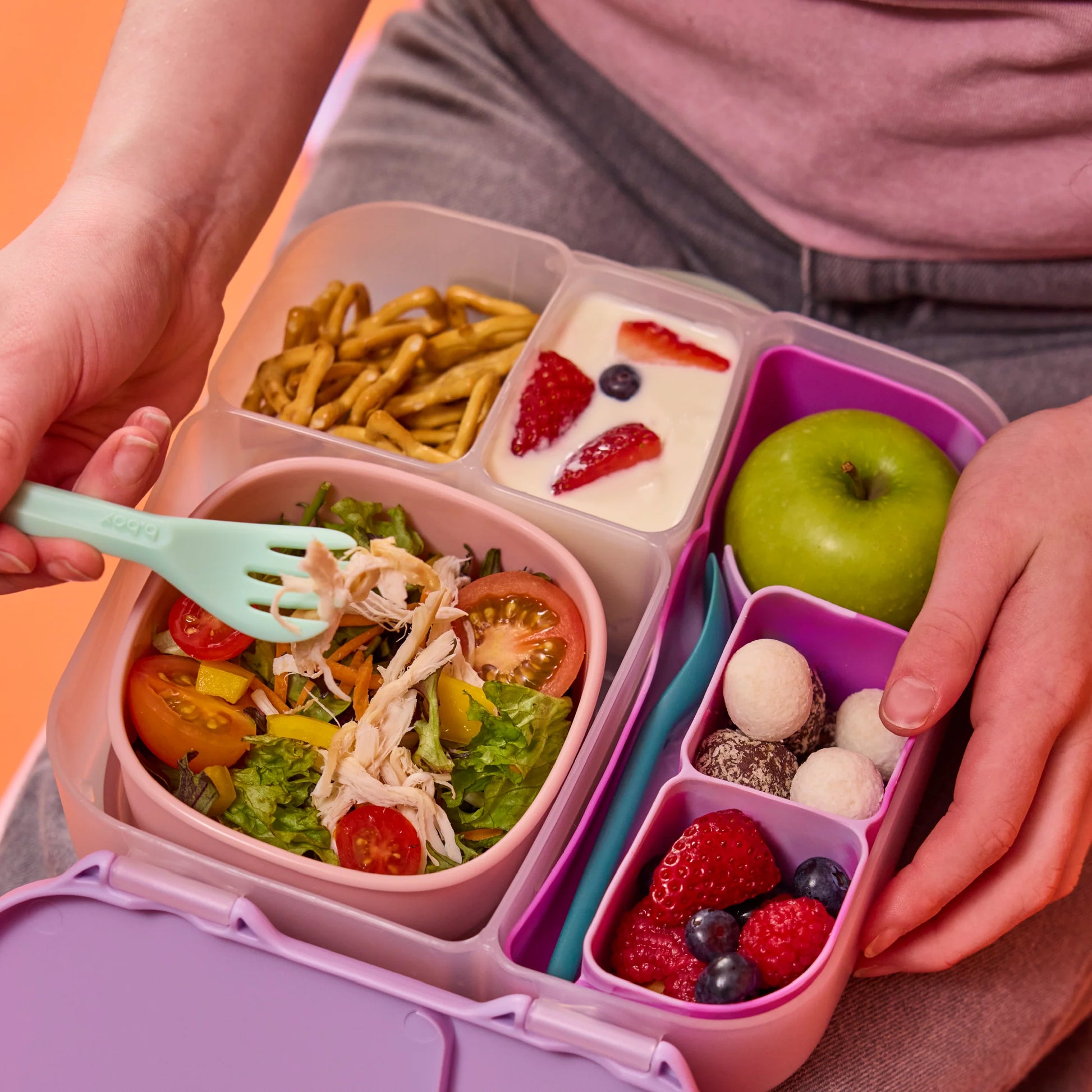 B.Box Lunchbox Cutlery A Set Of 2pcs - Twilight