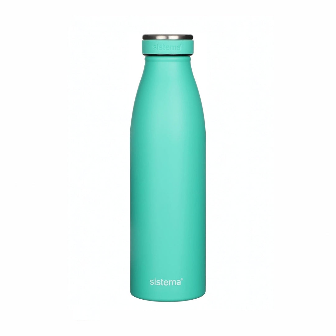 Sistema - Hydrate - Stainless Steel Bottle 500ml - Green