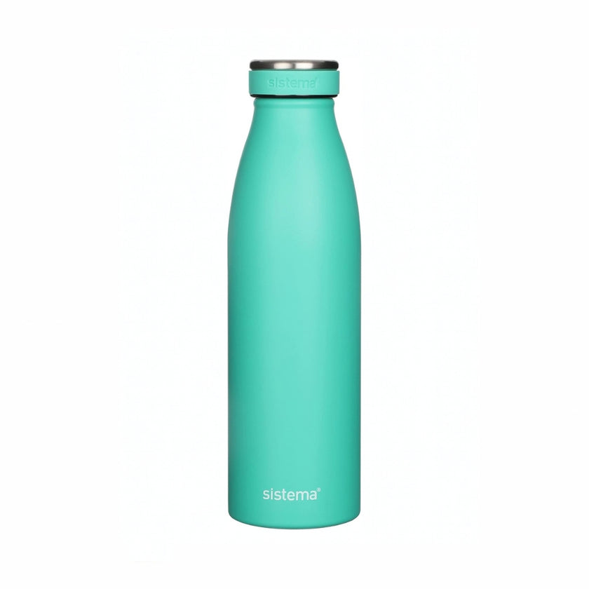 Sistema - Hydrate - Stainless Steel Bottle 500ml - Green