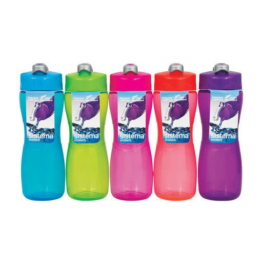 Sistema Hydrate Hourglass Bottle 645ml - Black