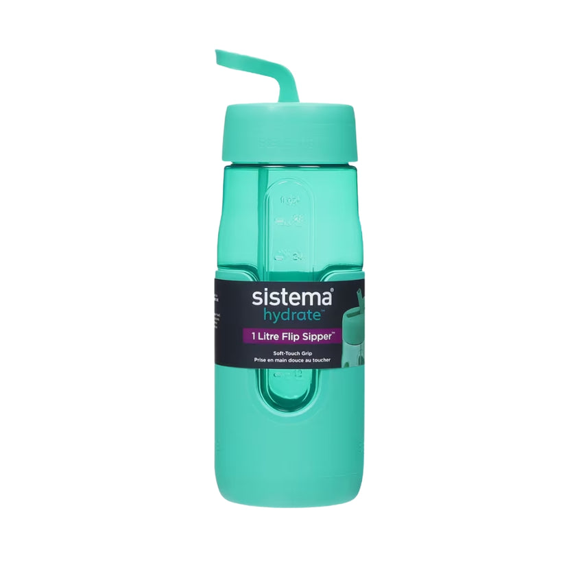 Sistema - Hydrate - Flip Sipper 1L - Green