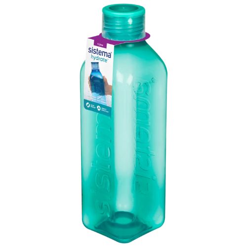 Sistema Hydrate Square Bottle 1L - Various Colours