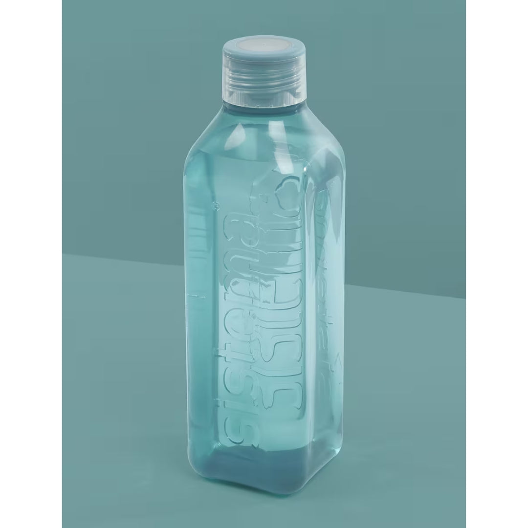 Sistema - Hydrate - Square Bottle 1L - Teal Stone