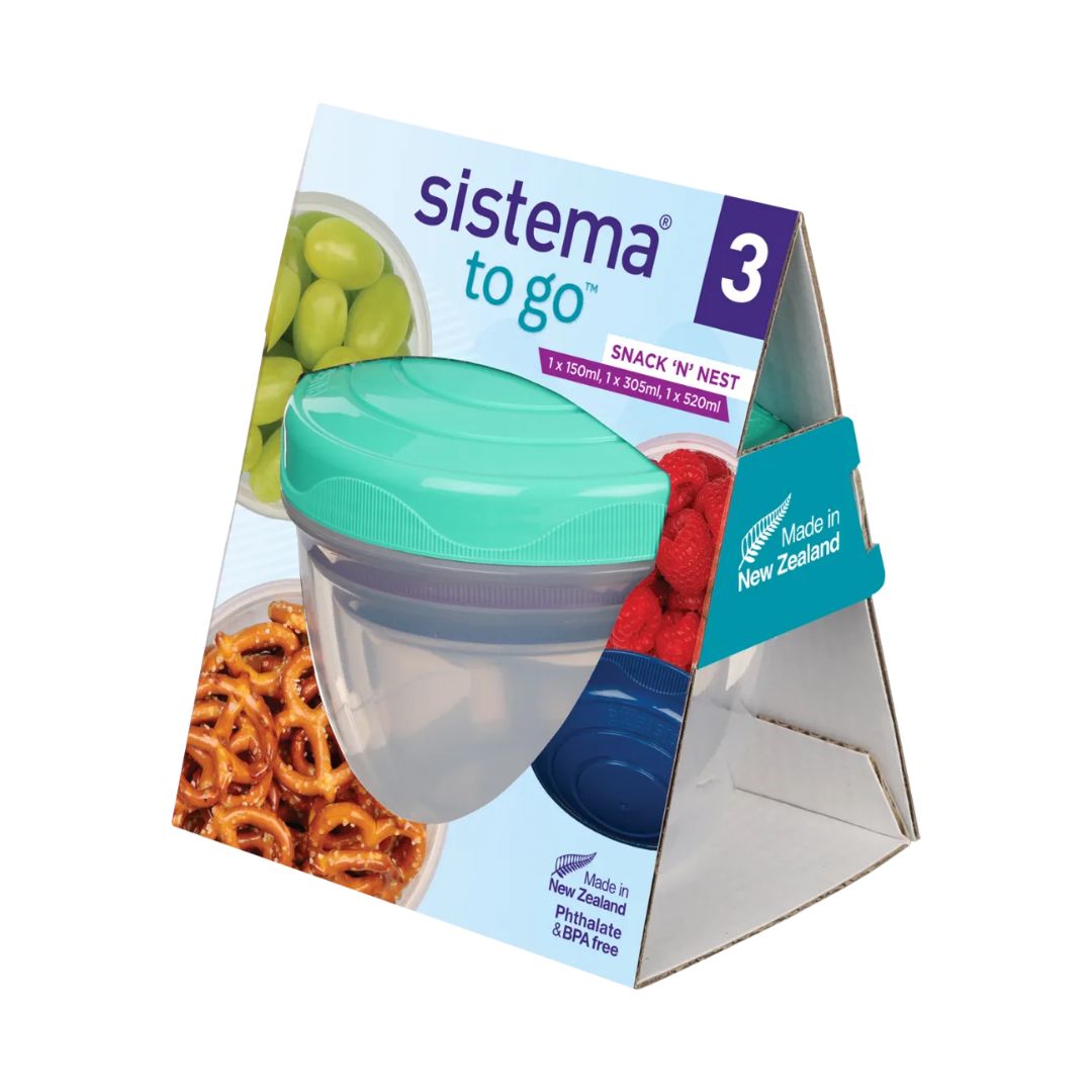 Sistema Snack 'n' Nest - 1 x 150ml, 1 x 305ml, 1 x 520ml